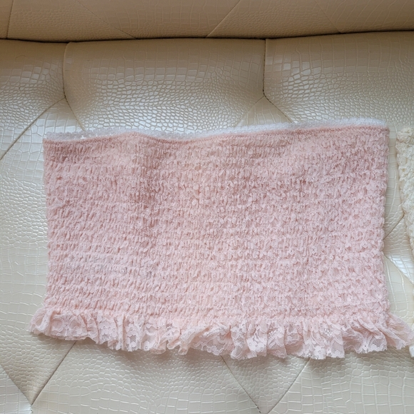 Free People Intimately 2  lace tube bras size L & M - Picture 2 of 5